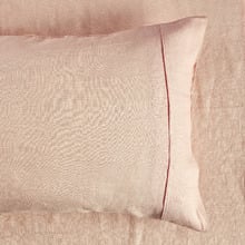 Cuffed & Piped Linen Sheet Set